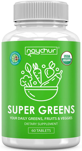 Find the Organic Greens Powder Supplement - 60 Count - Powerpills