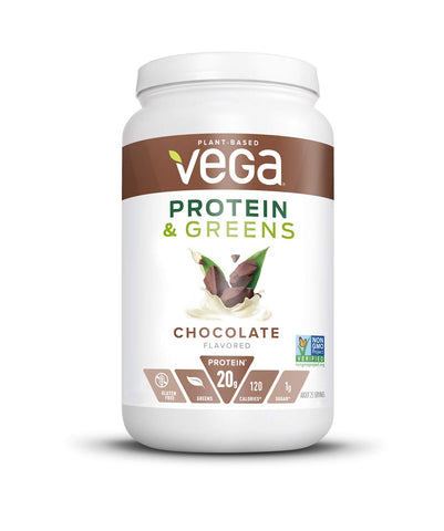 Vega Protein and Greens Powder - Chocolate - 25 Servings - Powerpills