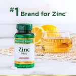 Nature's Bounty Zinc 50 mg Caplets 100 ct 100 Count (Pack of 1)