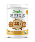 Orgain Simple Plant Protein Powder - Peanut Butter - Powerpills