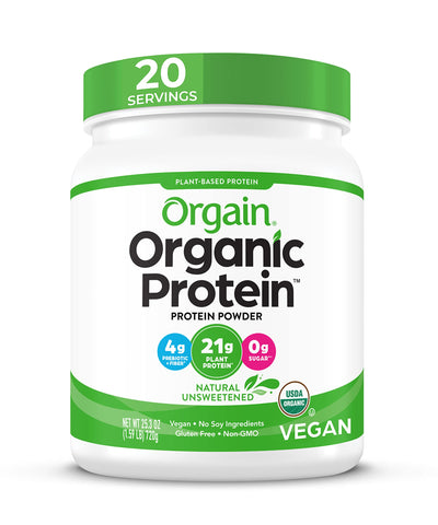Get the Orgain Organic Protein Powder - Unsweetened - Powerpills
