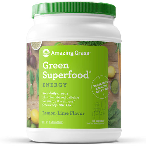 Amazing Grass Green Superfood Energy - Lemon Lime - Powerpills